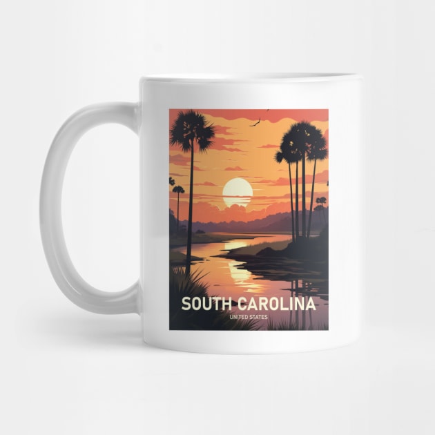 SOUTH CAROLINA by MarkedArtPrints